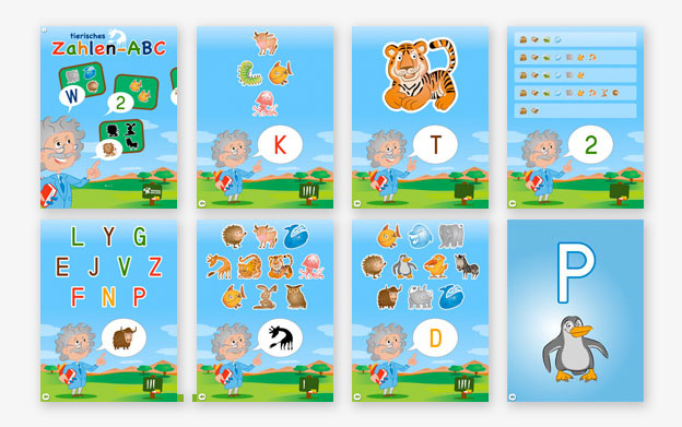 Tierisches Zahlen ABC Kinderapp 2