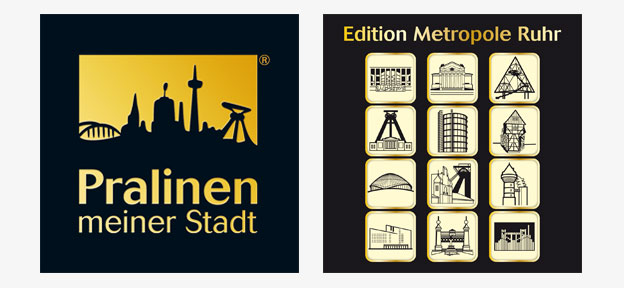 Pralinen meiner Stadt Logo Pralinenmotive